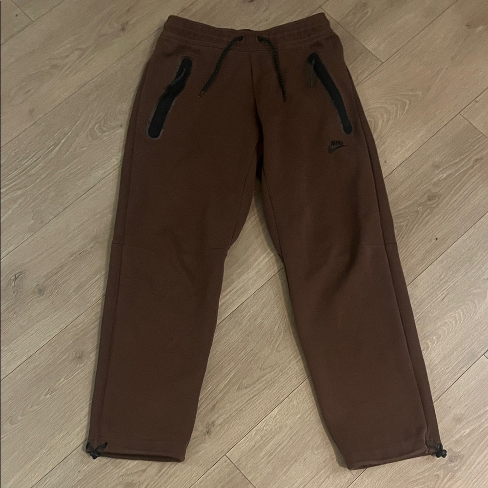 Nike Brown Joggers with Black Details
